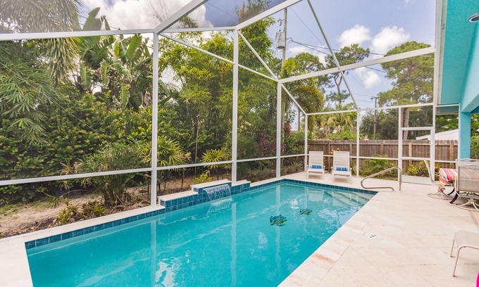 Naples Park Villa | Nápoles Villa Blu Alba .. A pie de playa .. Gran piscina climatizada