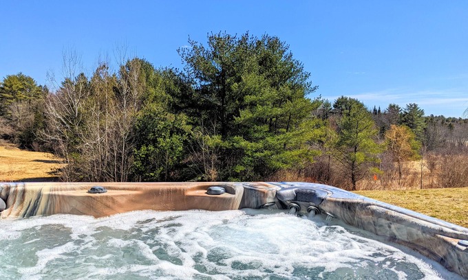 Topsham Casa | Spacious Maine Hideaway with Hot Tub and Game Room