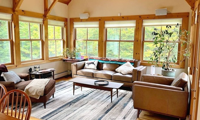 Stratton Casa | Spacious Mtn Home with Hot Tub, fire pit
