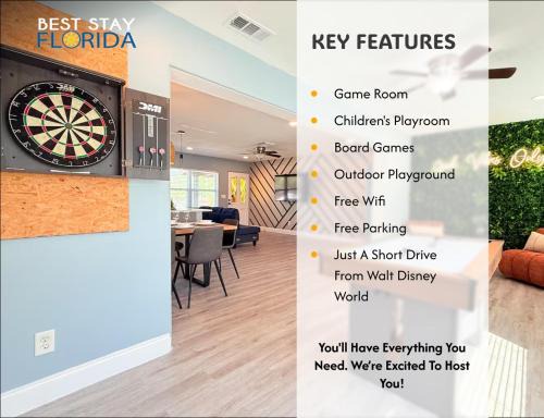 Lockhart Casa | Spacious Orlando Stay Free Wifi Game Room