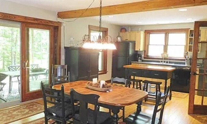 Gardiner Casa | Spacious river home w/pellet stove, outdoor dining area, fire pit, & BBQ grill
