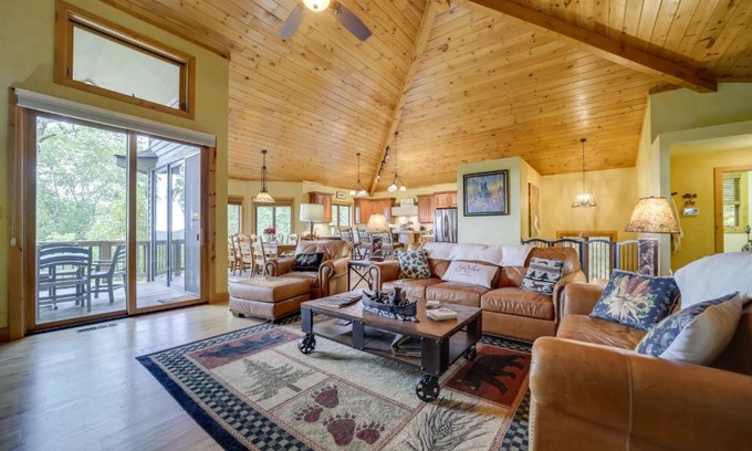Sapphire Casa | Spacious Sapphire Home with Mountain Views and Decks