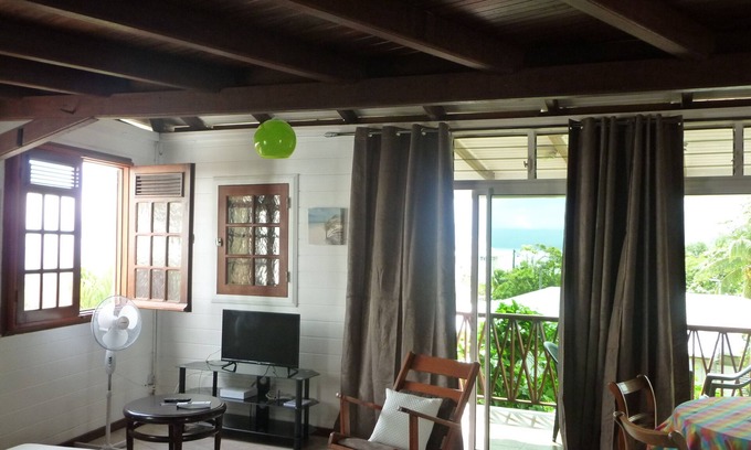 L'Houezel Casa | Amplio loft con vista al mar, hasta 6 personas. Dampierre, Gosier