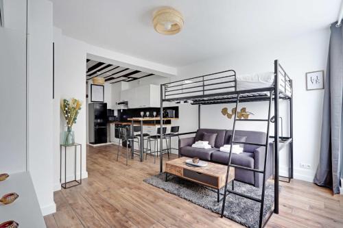 Butte-aux-Cailles Apartamento | Spacious Studio Cute Neighborhood - Place d'Italie