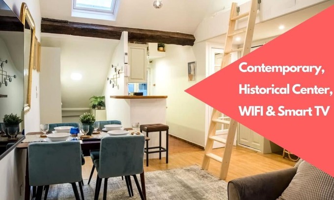 Strasbourg -Saint-Denis Apartamento | Spacious studio in Paris Hyper Center - Smart TV & WIFI - 4P