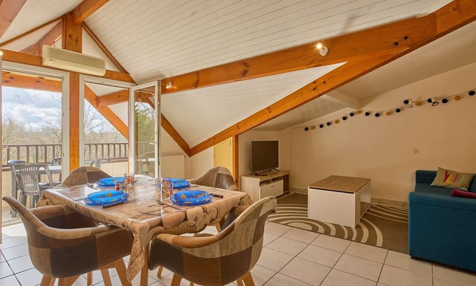 Barbotan-les-Thermes Apartamento | Amplio T2 en Barbotan con Parking y Wifi