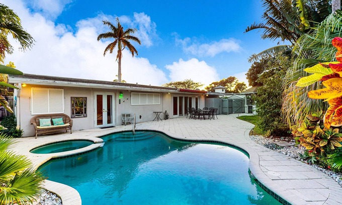 Bel Air Casa | Spacious & sunny retreat with private pool & patio - near beaches & golf