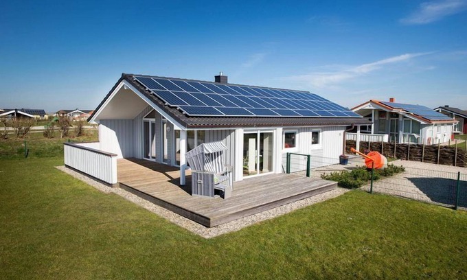 Wesselburenerkoog Casa | Spacious **** - casa de vacaciones, wifi, hidromasaje y sauna, ubicado directamente en el dique del mar