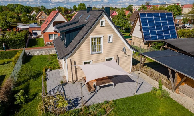 Muritz Casa | Casa de vacaciones moderna y de alta calidad para 6-8 personas, 300 ma Müritz, WiFi, chimenea