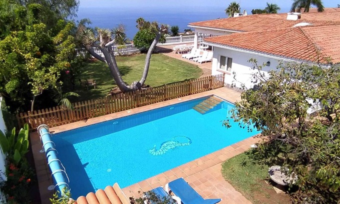 Santa Úrsula Villa | Villa de lujo, piscina privada, vista panorámica al mar ya la montaña