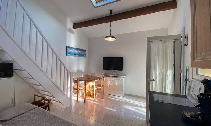 Port Leucate Villa | Villa T2 + Altillo con Aire Acondicionado, 6 Plazas, Terraza, Parking, Cerca Playa - Port Leucate
