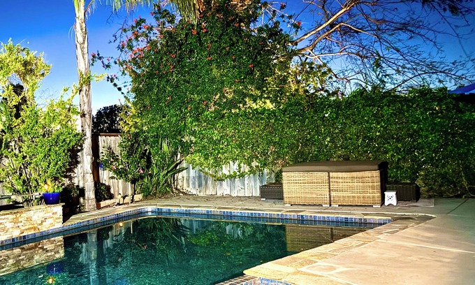 Bay Park Casa | Spanish gated Villa w/pool & spa near Mission Bay