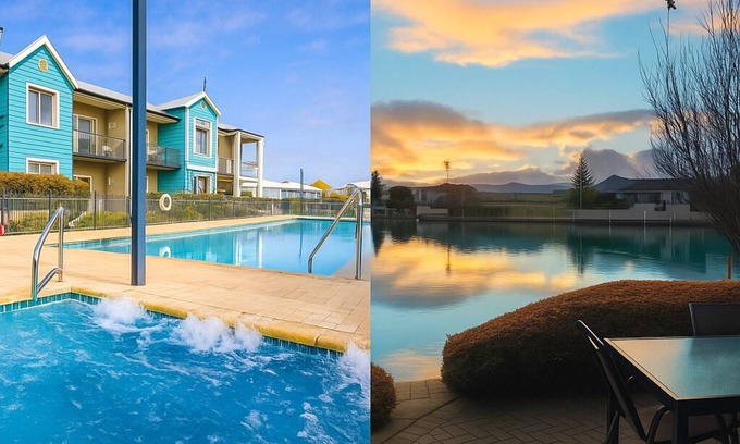 Halls Head Casa | Special - 20% off August stay Canal front retreat with pool, spa, jetty.