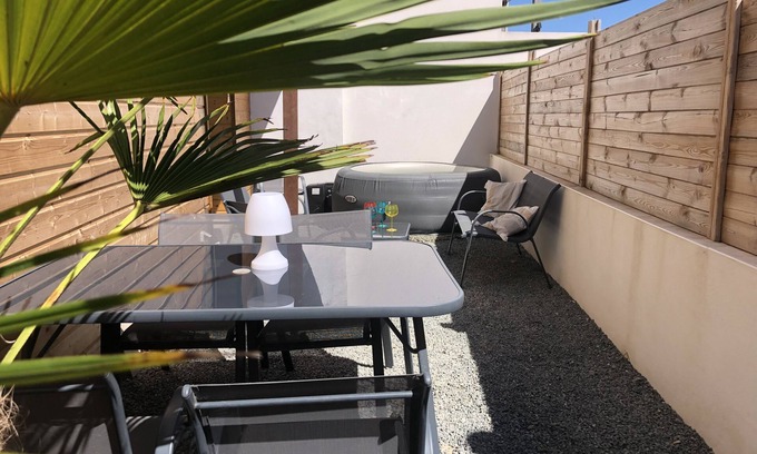 Angoulins Apartamento | Special gd family, SPA PRIVÉ DS COUR a 400M plage