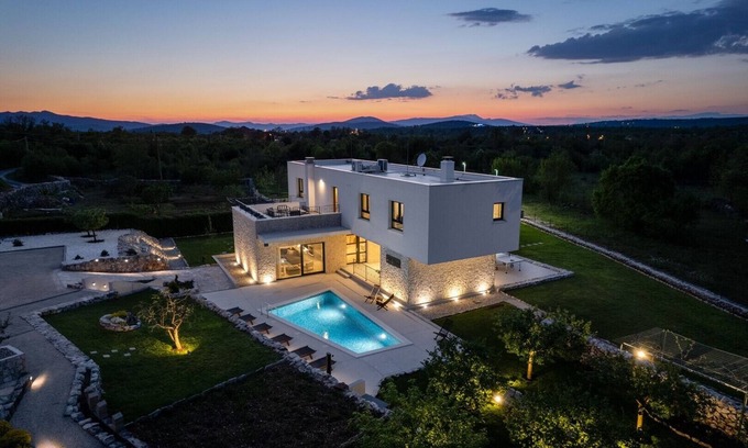 Central Dalmatia Villa | Modern Villa M30 with heated pool