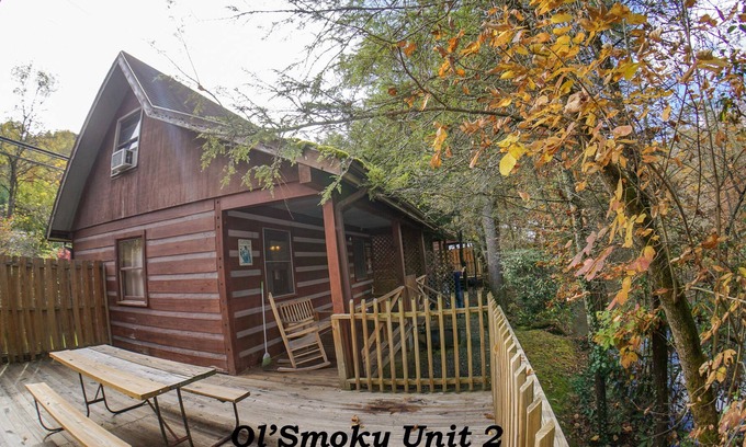 Cherokee Cabina | SPECIAL *Sept. 13th- Oct. 4th 20% off* Ol'Smoky Log Cabin on the River Unit 2