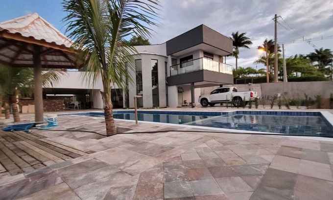 Mairinque Cabaña | spectacular chacara c heated pool air cond closed