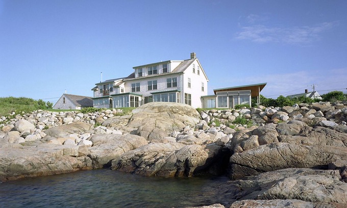Rockport Casa | Espectacular propiedad de lujo frente al mar con vista directa a Sandy Bay.