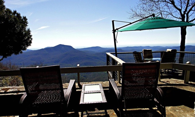 Cashiers Casa | Espectacular vista panorámica desde 4850 pies. - ¡La mejor vista / la casa más única en el área!