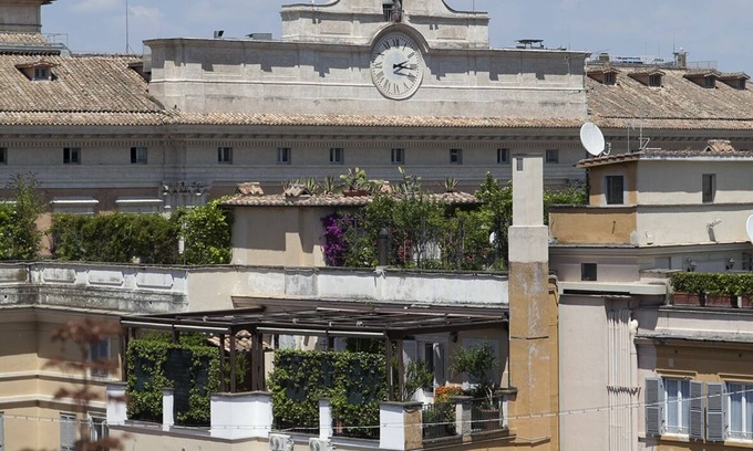 Rione VIII Sant'Eustachio Apartamento | Spectacular Penthouse with two private terraces, Pantheon view, St. Peter's view