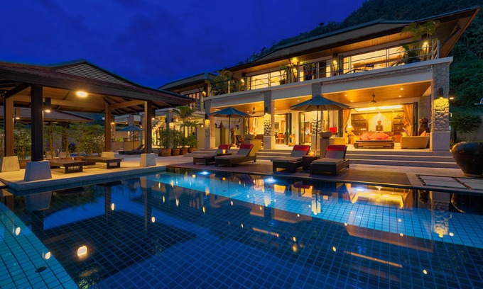 Patong Villa | Spectacular Seaview Pool Villa Kalim 6