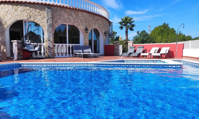 Les Tres Cales Casa | Espectacular villa con vistas panorámicas a la montaña