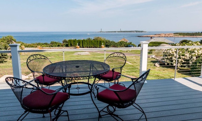Rockport Casa | Spectacular views of Thatcher Island and the Atlantic Ocean