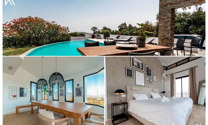 Ojen Villa | Espectacular villa, con piscina infinita y vistas al mar, en Ojén, Marbella