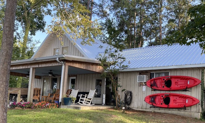 South Toledo Bend Casa | Frente al mar con impresionantes vistas en Toledo Bend South