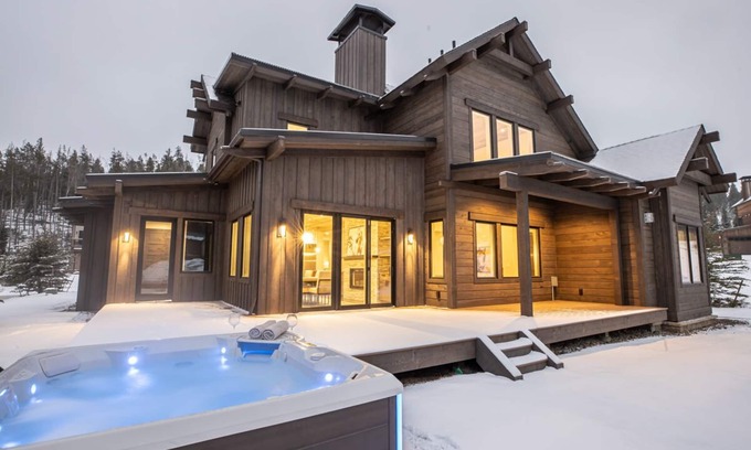 Spanish Peaks Casa | Book Now for Summer! Modern Cabin in New Ski-in, Ski-out Development with Private Hot Tub