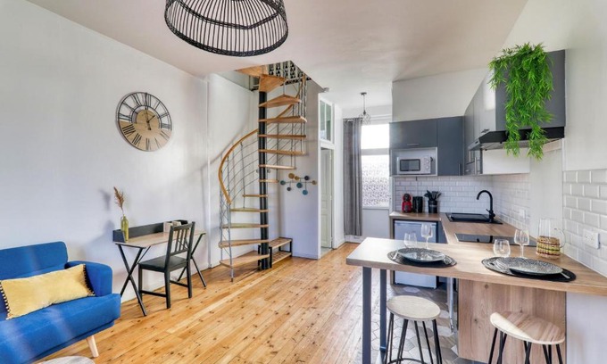 Montlucon Apartamento | Spirale - Charmant appt rénové avec goût