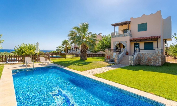 Fragkokastello Villa | Spiros Beach Villa - Dos Habitaciones Villa, Capacidad 5