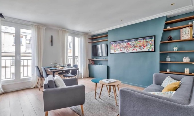 Quartier Sainte-Avoye Apartamento | Splendid 3 bdrs Flat in a Prime Location of Paris