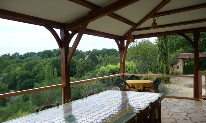 Siorac-en-Perigord Casa | Spacious luxury country house: exceptional panoramic view!