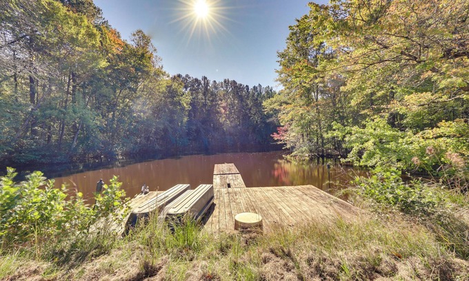 Nash County Casa | Spring Hope Getaway: Fish, Hike, Relax!