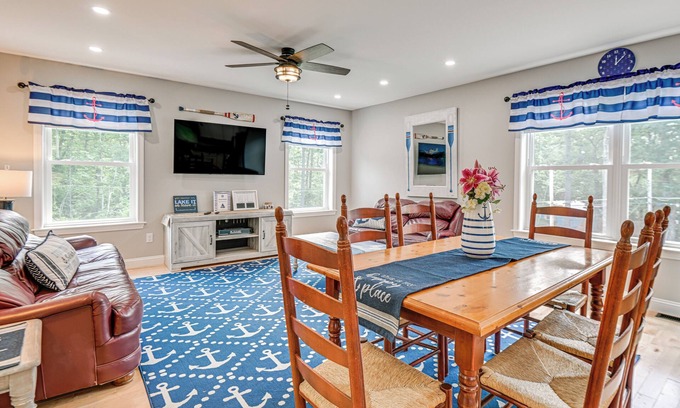 Shapleigh Casa | Square Pond Vacation Rental w/ Boat Dock & View!