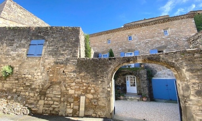 Saint-Maurice-de-Cazevieille Casa | Casa de piedra con piscina cerca de Uzès