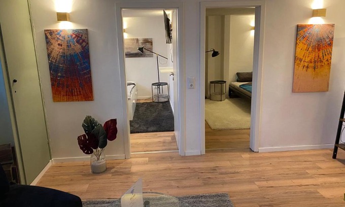 Burgeresch Apartamento | Stadtnaher heller Souterrain