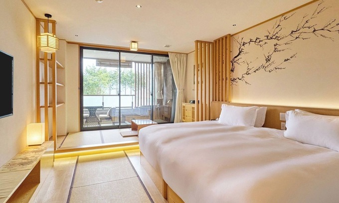 Oishi Hotel | Standard JapaneseWestern room No view of Mt Fuji Openair bath and balcony included Room only / Minamitsuru-gun Yamanashi