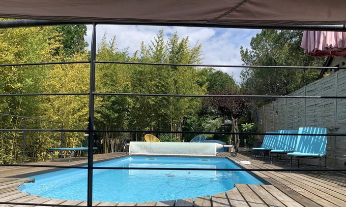 Saint-Privat-des-Vieux Villa | VILLA PERMANENTE EN UN TRANQUILO RODEADO DE BAMBOSO