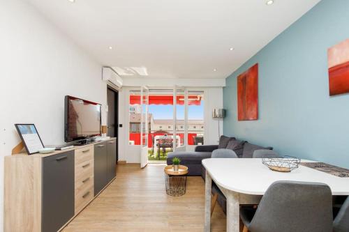 Riou - Petit Juas - Av de Grasse Apartamento | Stanislas Art - Cannes Centre - Terrasse - Clim