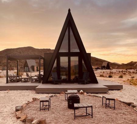 Study Butte-Terlingua Casa | Stardust Big Bend Luxury A-Frame#5 great views