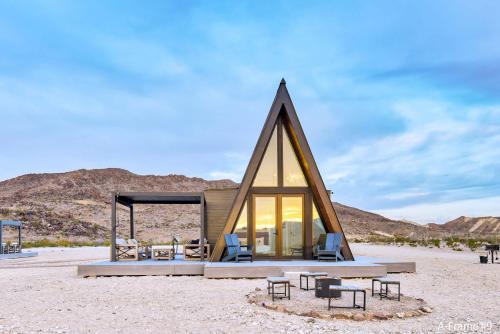 Study Butte-Terlingua Apartamento | Stardust Big Bend Luxury A-Frame#9 with a fab view