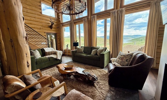 Helper Cabina | Stardust Chalet Luxe Cabin Escape @ Scofield Reservoir with lake view