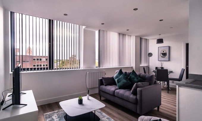 Old Trafford Apartamento | Stay Zeni, Alexandra Rise Manchester Slick 1 Bed