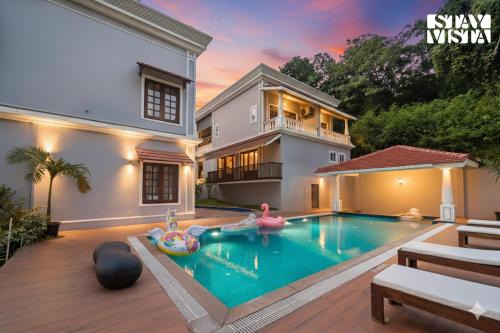 Siolim Villa | StayVista at Casa Verano with Pool, BBQ