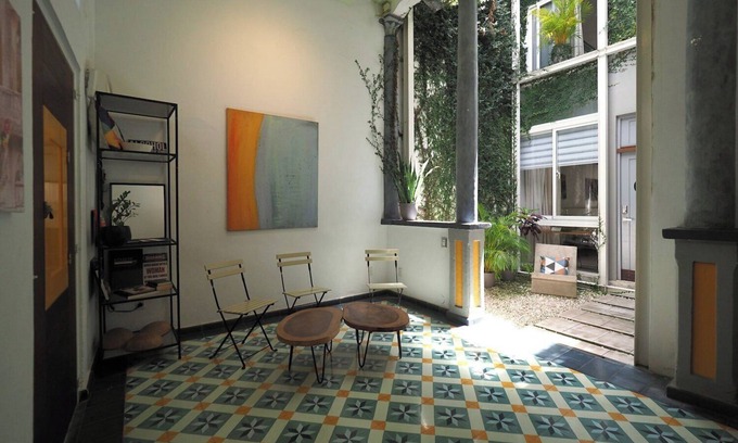 Ciudad Nueva Apartamento | Steel-Loft Studio 02 - cozy, king-size-bed, sea-view terraces, AC, work WiFi-120