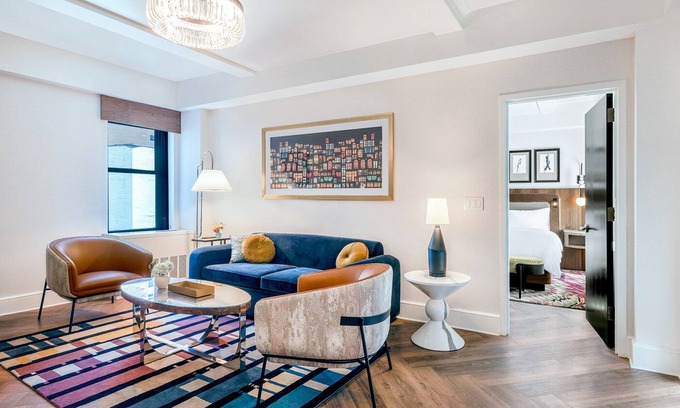 Turtle Bay Hotel | Steps Away from Times Square | Spacious Room w/ Kitchenette and Living Area