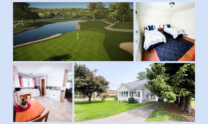 Endicott Casa | Steps from En-Joie Golf - 3BR Bungalow, Pet-Friendly w/ AC & WiFi