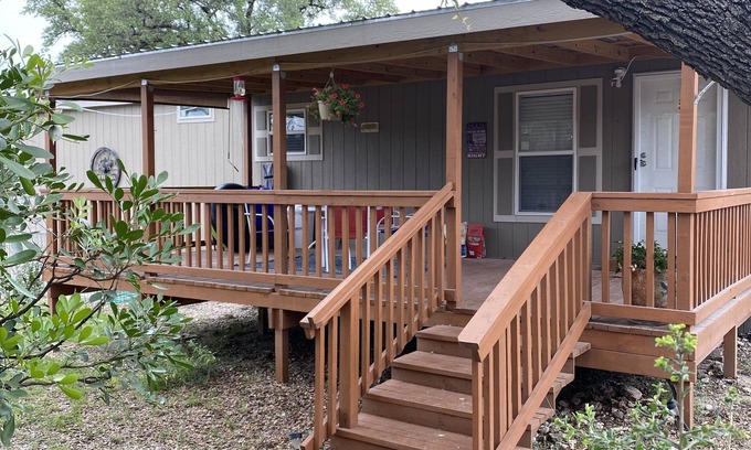 Leakey Casa | Steps from the Frio River, less than mile from 337, something for everyone.